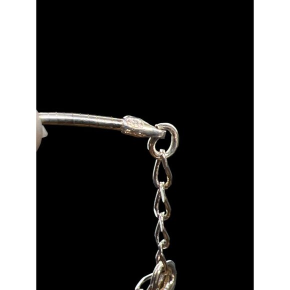 Vintage Milor Italy Sterling Silver Snake Chain Necklace Signed (4252) - Picture 4 of 5